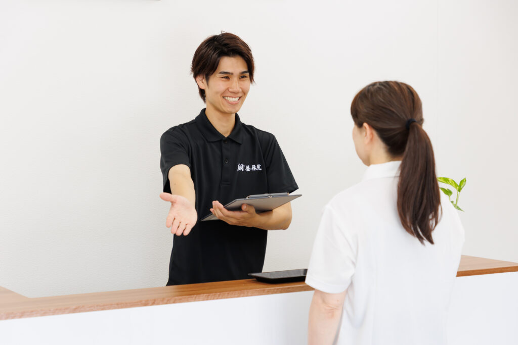 翔整体院施術の流れ3問診票のご記入